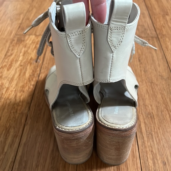 NEW VINTAGE FOUNDRY CO. Odette Peep Toe Open Heel Boot sz 8.5 - Picture 3 of 7